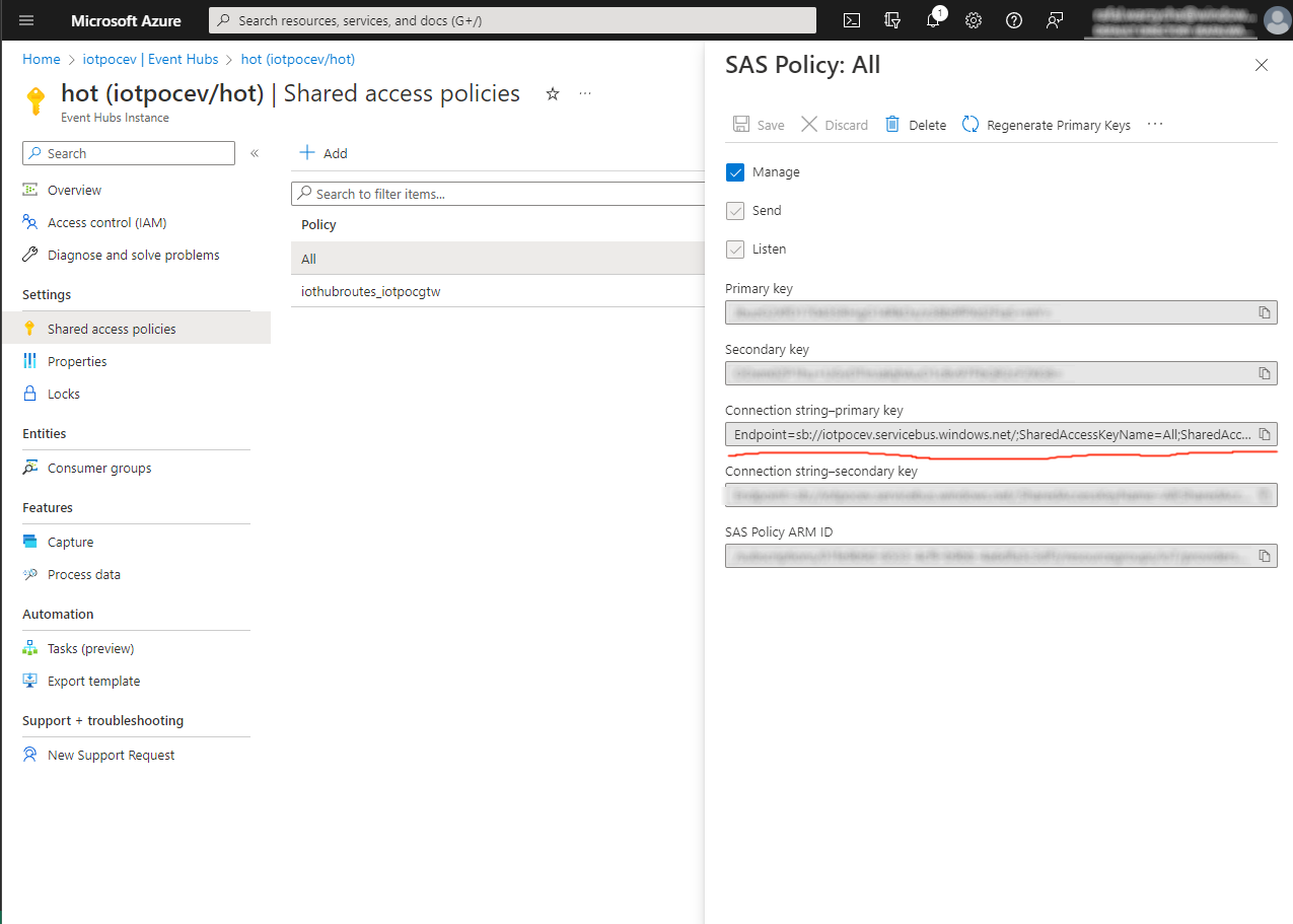 Sample C/C++ consumer and producer implementation for Azure EventHub with Kafka surface
